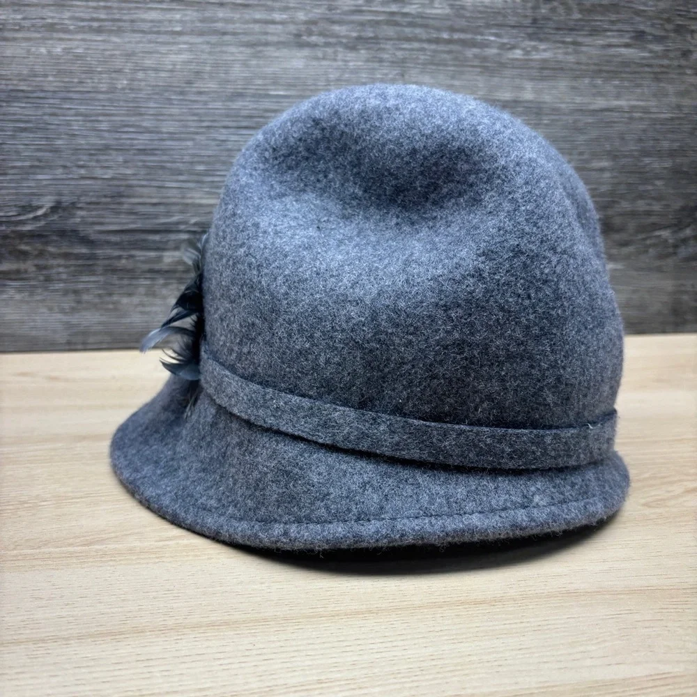 Pins & Needles Wool Cloche Hat Gray Womens‎